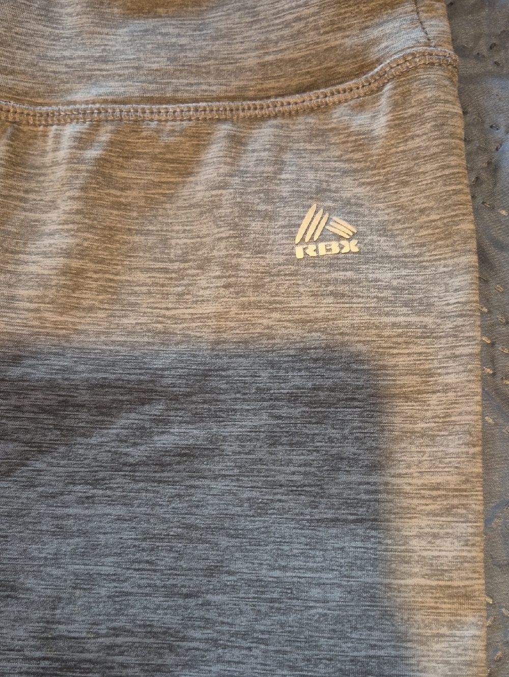 Reebok Heather Gray Logo Leggings